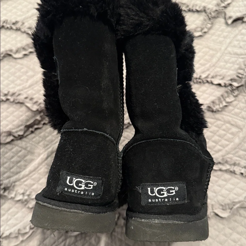 UGG Black Suede Boots - Picture 2 of 5